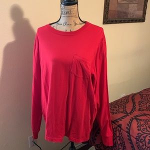 Lands End With Pocket long sleeve Tshirt